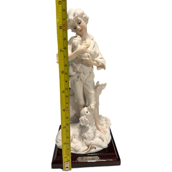 Signed Giuseppe Armani “Boy with Puppy Tenderness” 1988 Florence Italy - Picture 8 of 9